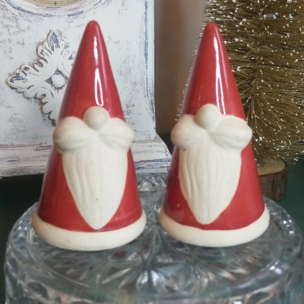 Santa Gnome Salt & Pepper Shakers